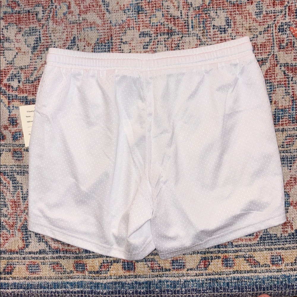 Cadets Men’s Check Out Mesh Shorts in White SZ XS NWT - Picture 2 of 3